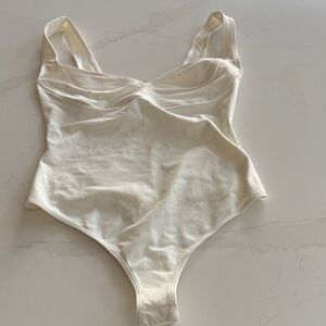 Free People Intimately NWT tank bodysuit. Cream, size XS